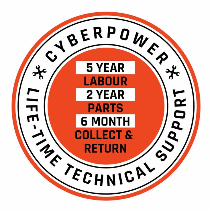 CyberPower, AMD Ryzen 7, 32GB RAM, 1TB SSD, NVIDIA GeForce RTX 5070, Gaming Desktop PC