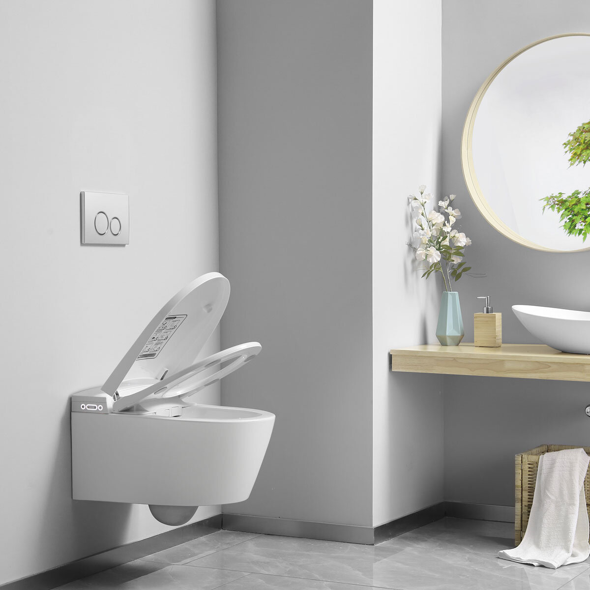 Mito Smart Wall Mounted Bidet Toilet Costco UK