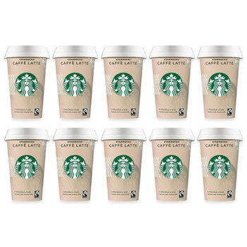 Starbucks Caffè Latte, 10 x 220ml