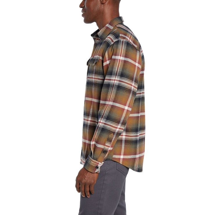 Orvis Men's Heavy Weight Shirt in Brown, Large