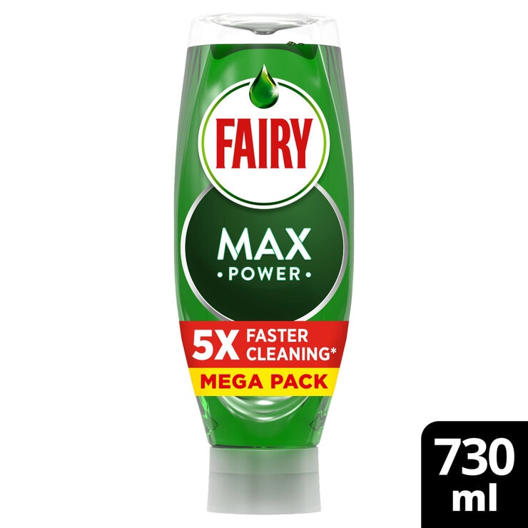 Fairy Max Power Washing Up Liquid, 730ml