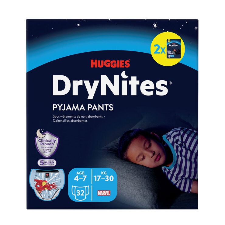 Huggies Dry Nites Boys 4-7