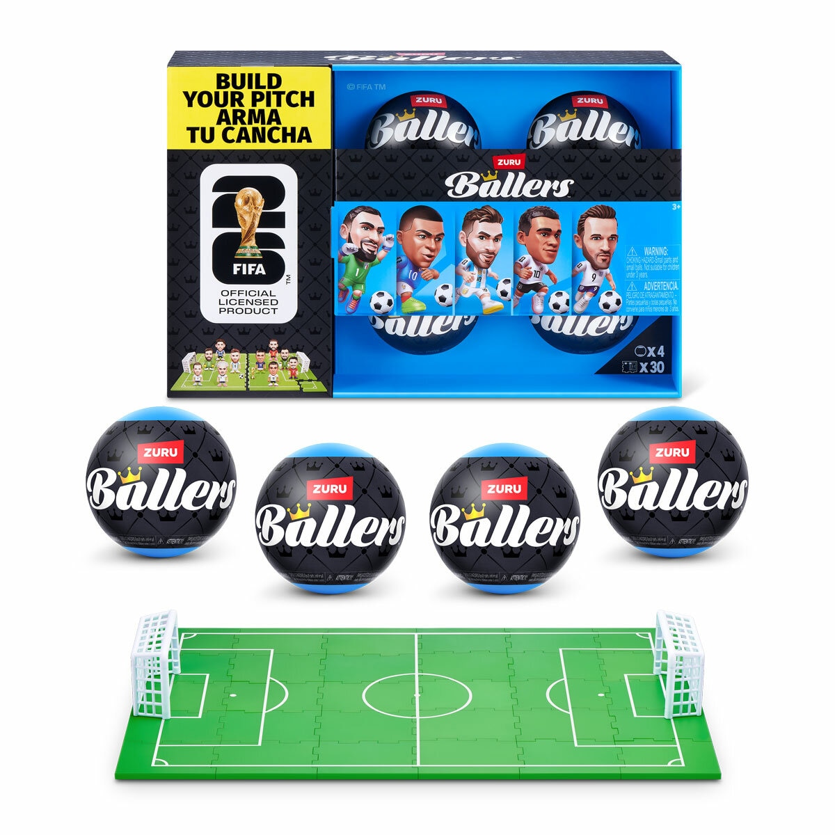FIFA WORLD CUP 2026™ Ballers 4 Pack by ZURU (3+ Years)