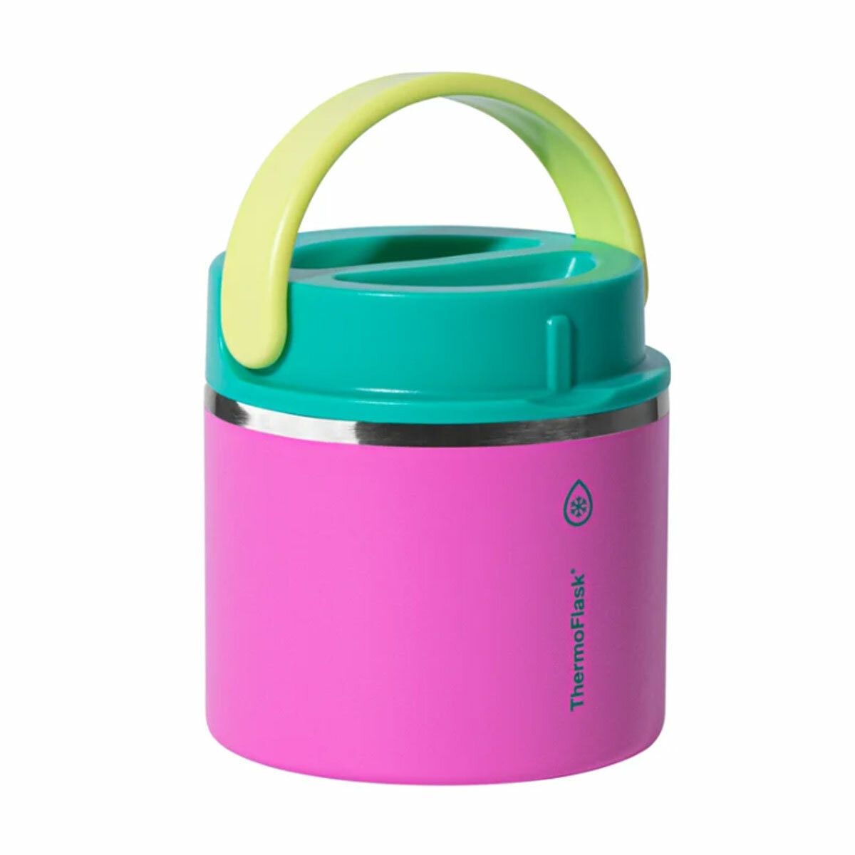 ThermoFlask Food Jars 591ml, 2 Pack in Electric Sunset & Tropical Glow