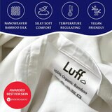 Luff 700 Thread Count 100% Organic Bamboo Pillowcases 2 Pack White 7