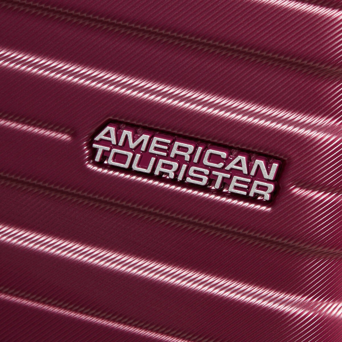American Tourister 3pc Luggage Set Spinner Case Purple Rose American Tourister 3pc Luggage Set Spinner Case Purple Rose