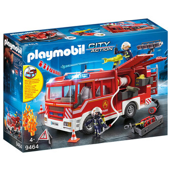 PLAYMOBIL City Action Fire Engine with Lights And Sounds (4+ Years) 