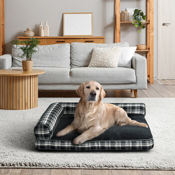 Kirkland Signature L Shaped Bolster Pet Bed, 42" x 36" in 2 Options