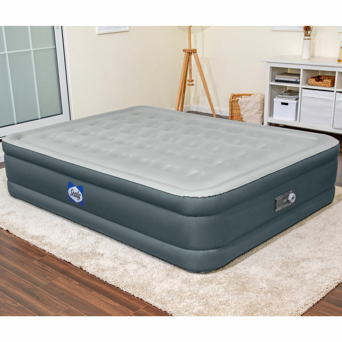 Lifestyle image of the airbed in a room Lifestyle image of the airbed in a room