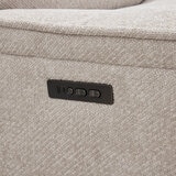 Armchair Beige  USB Ports and Recliner Button