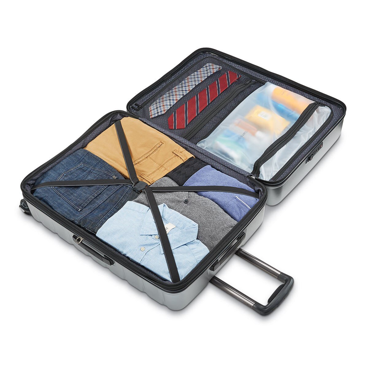 Samsonite Prisma Hardside Spinner Case, Silver Costco UK