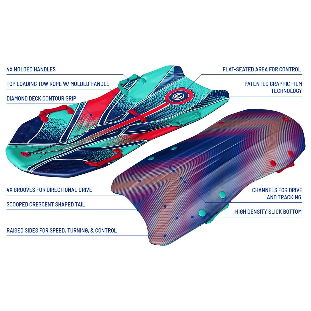 Sno-Storm™ 50" (127 cm) 2 Seater Vipernex Snow Sled in Red
