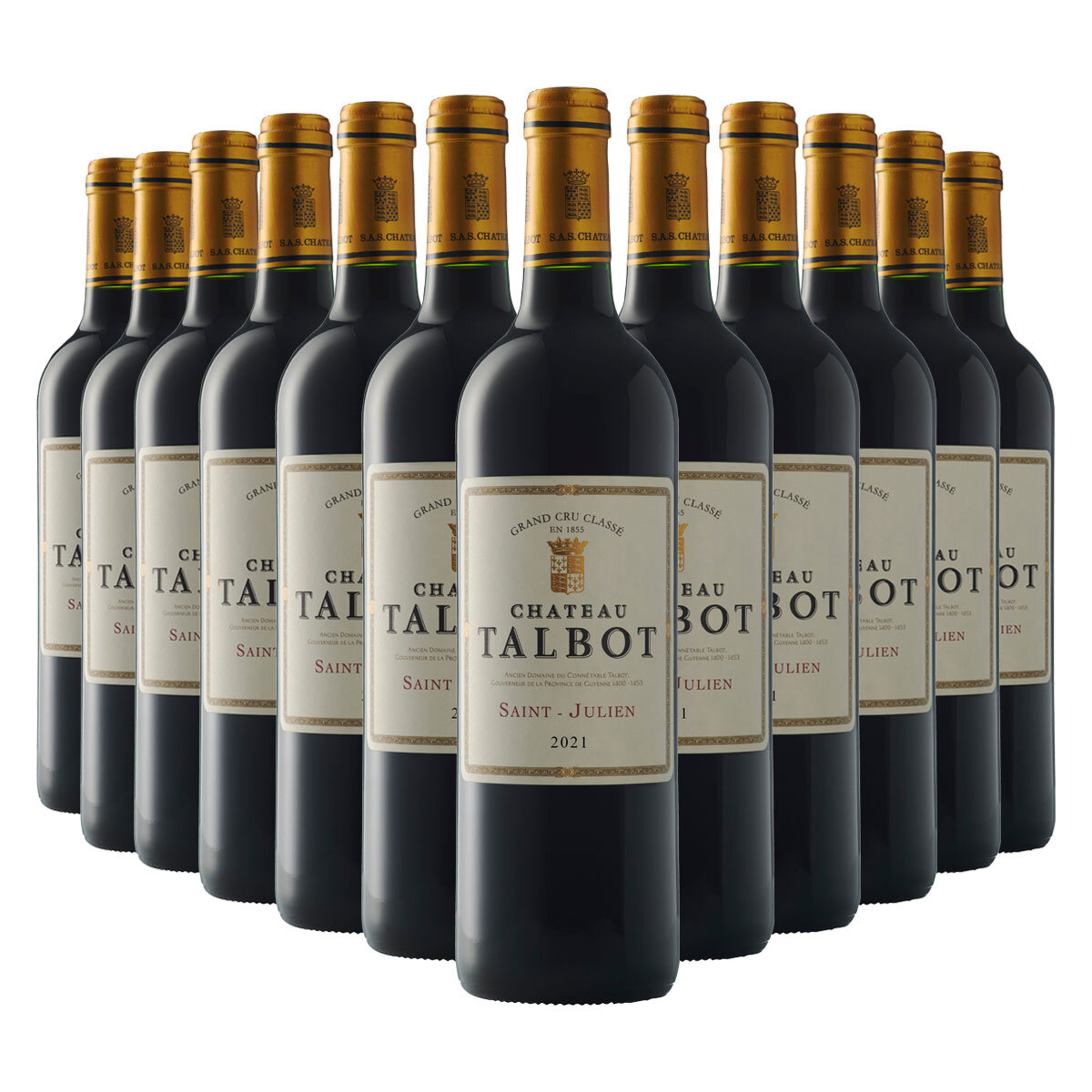 Chateau Talbot Saint Julien 2021, 12 x 75cl