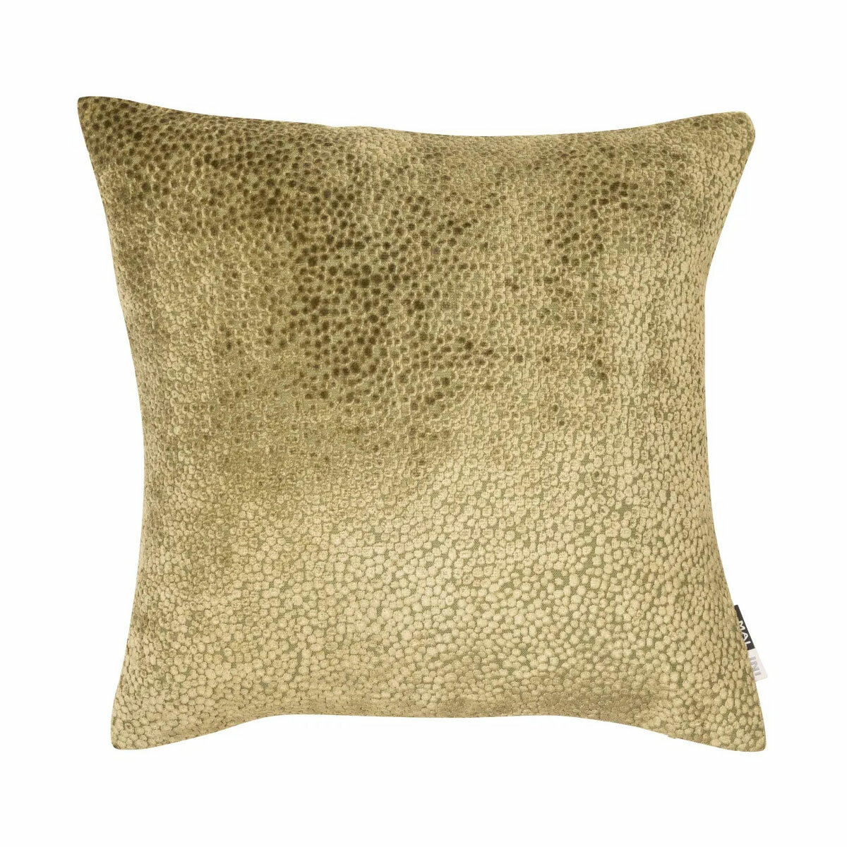 Malini Bingham Olive Velvet Feather Fill Cushion, 56 x 56 cm