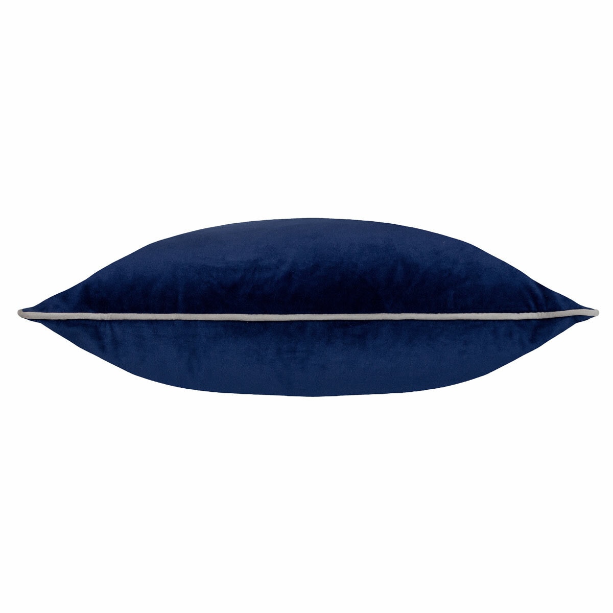 Furn Meridian Navy Velvet Feather Fill Cushion, 55 x 55 cm