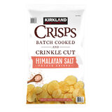 kirkland signature crinkcle cut himalayan salt crisps