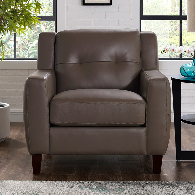 Antonia Brown Leather Armchair Costco Uk, Brown Leather Chairs Costco