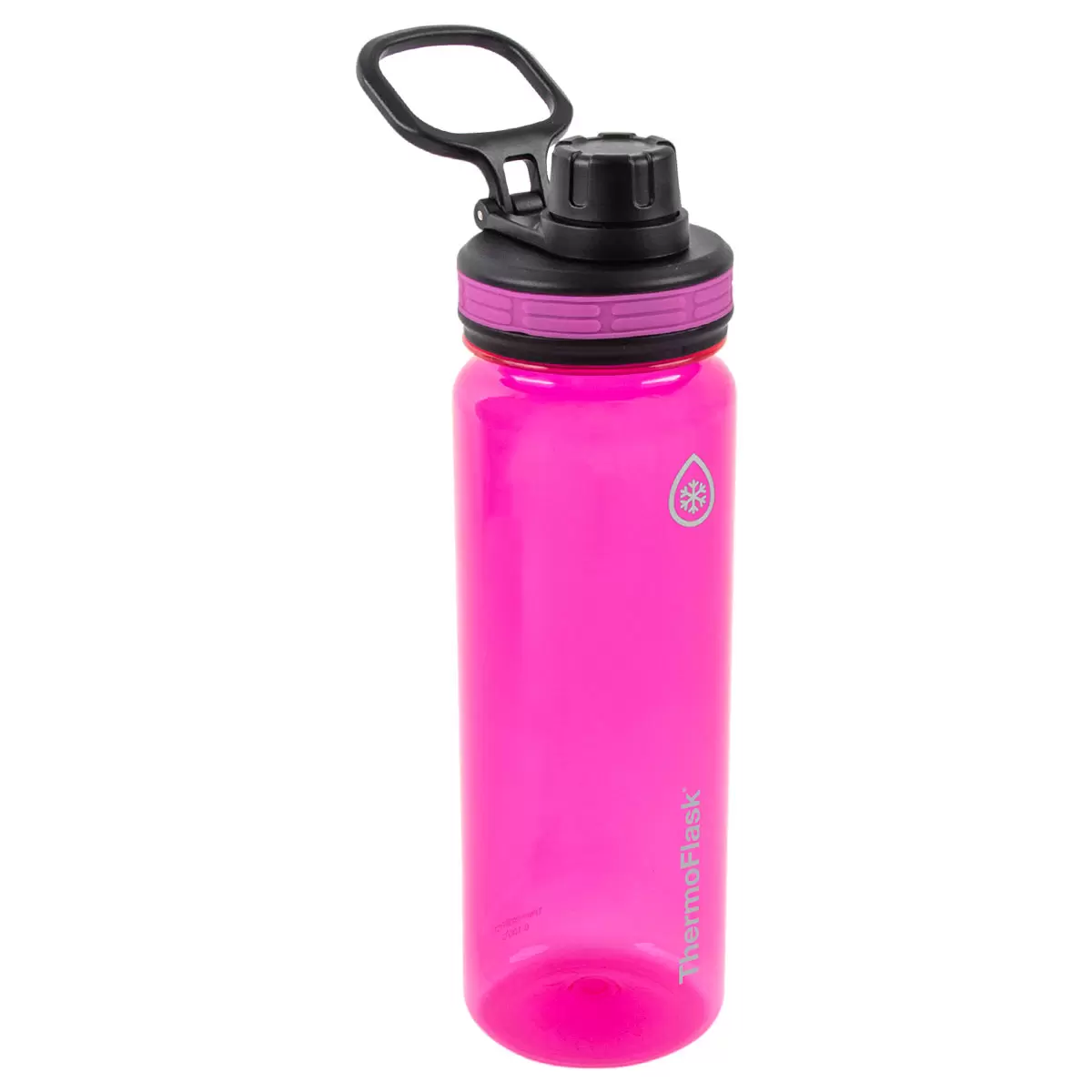 ThermoFlask 709ml Tritan Water Bottles, 3 Pack in Teal/Black/Pink 