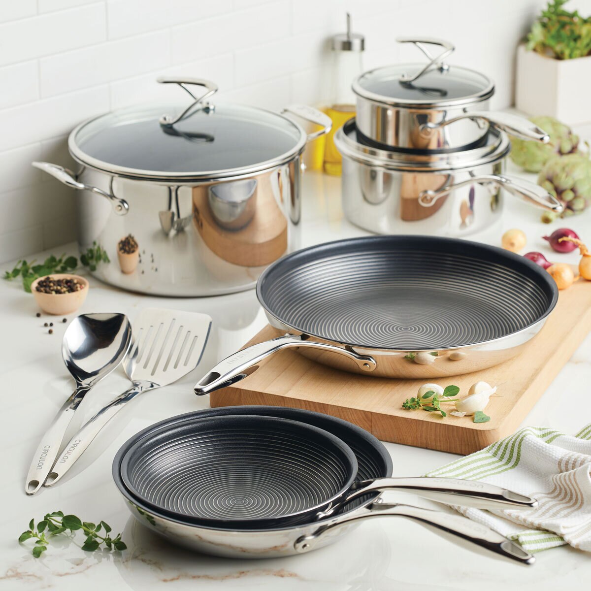 Circulon CSeries TriPly Cookware Set, 4 Piece Costco UK