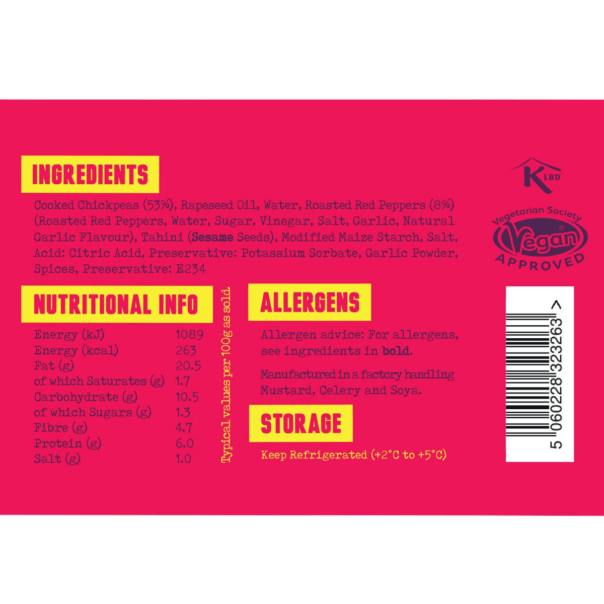 Back of pack