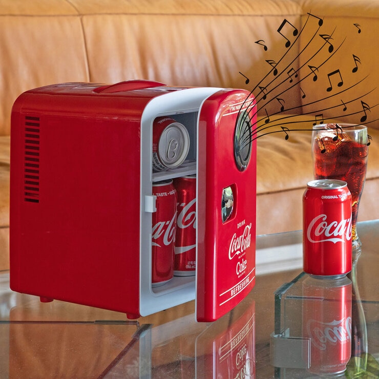 Coca-Cola Bluetooth Mini-Fridge Coca-Cola Bluetooth Mini-Fridge