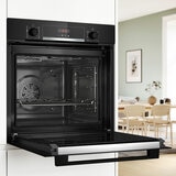 Bosch Series 4 HQA574BB3B Built In Single Oven, A+ Rated in Black