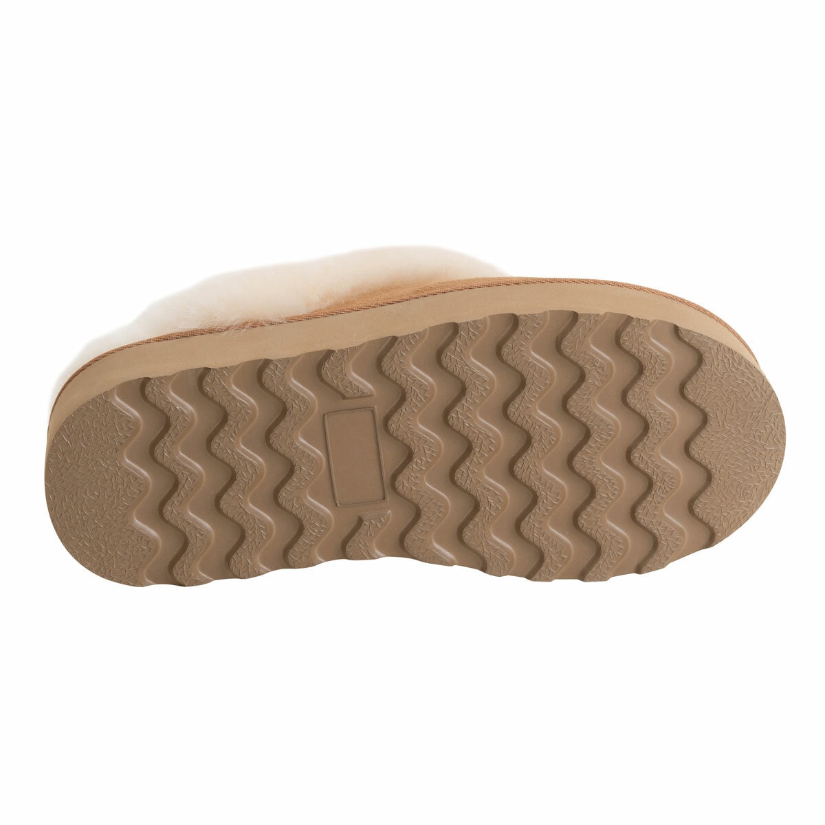 KS Ladies Shearling Platform Slipper