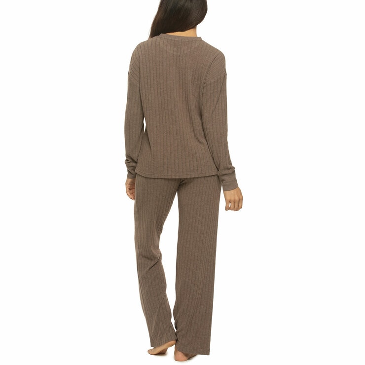 Jezebel Ladies 2 Piece Brushed Rib Lounge Set