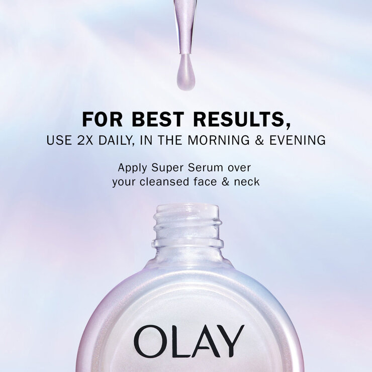 Olay Super Serum, Vitamin C Serum with Niacinamide 2 x 30ml