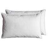 Simply Sleep White Duck Feather Pillow, 2 Pack