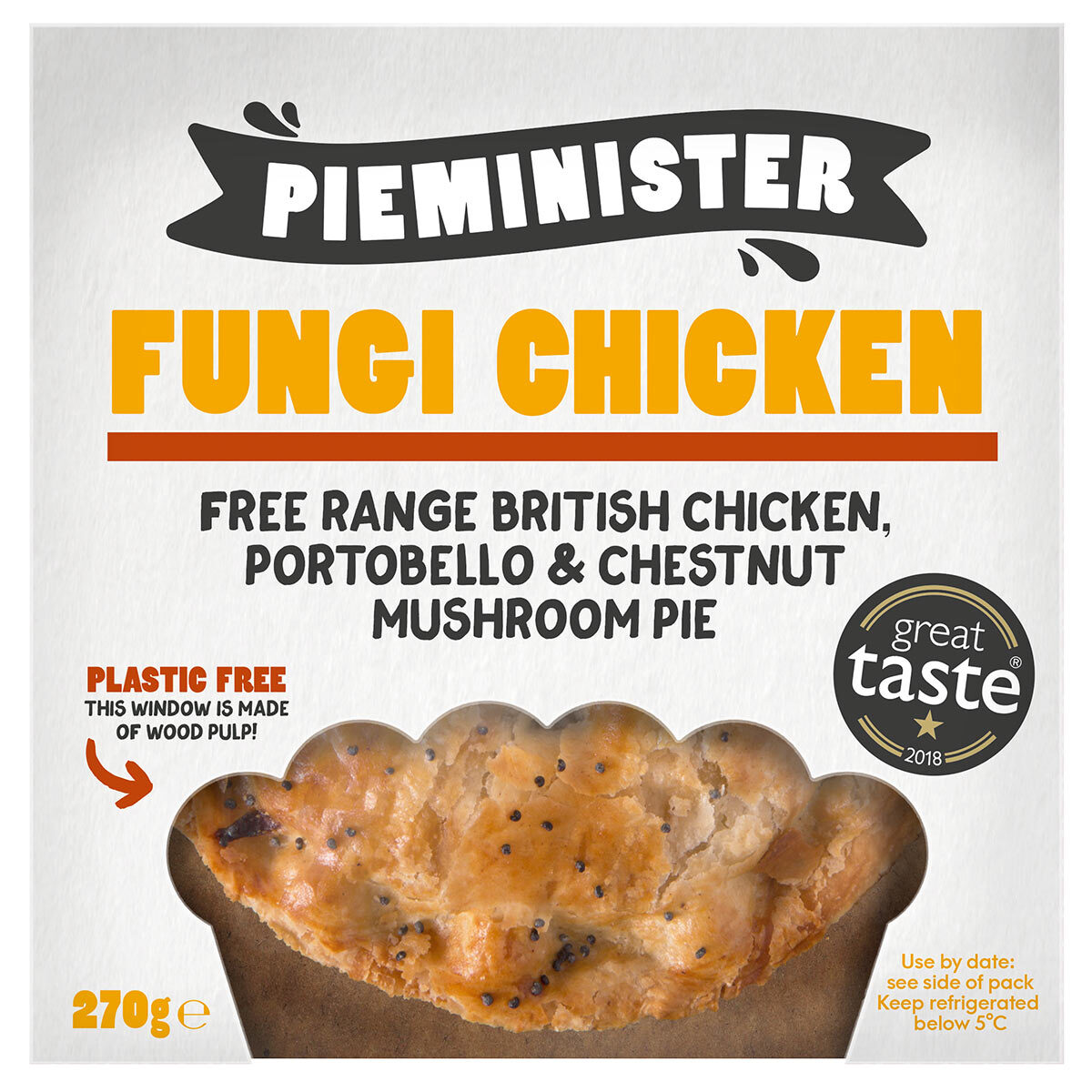 Pieminister Free Range British Chicken Pie Selection, 12 x 270g (Serves 12 people)