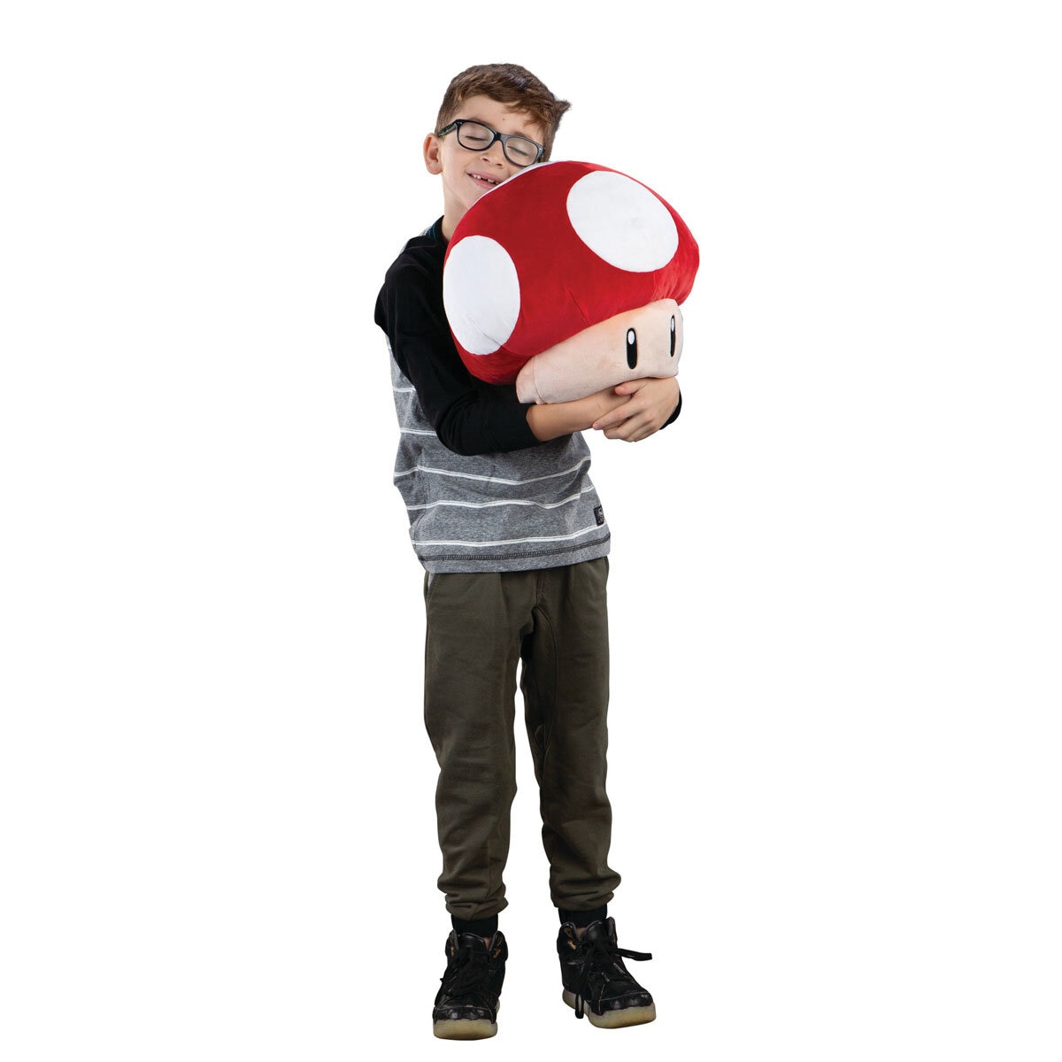 Buy Club Mocchi Mocchi Sonic / Mario Plush Super Mushroom Lifestyle Image at Costco.co.uk