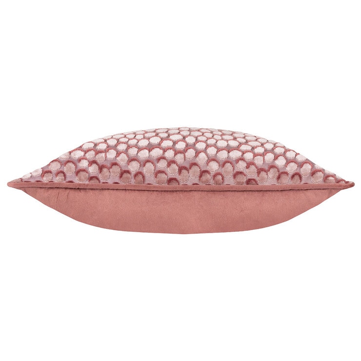 Furn Lanzo Velvet Feather Fill Cushion 2 Pack in Pink, 45 x 45 cm