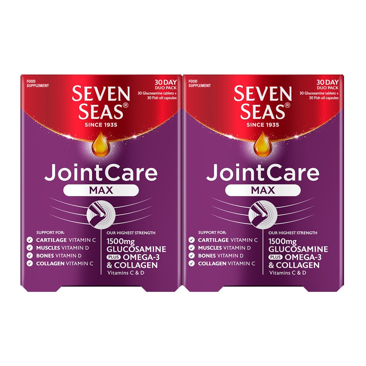 Seven Seas Joint Care Max, 2 x 60 Count