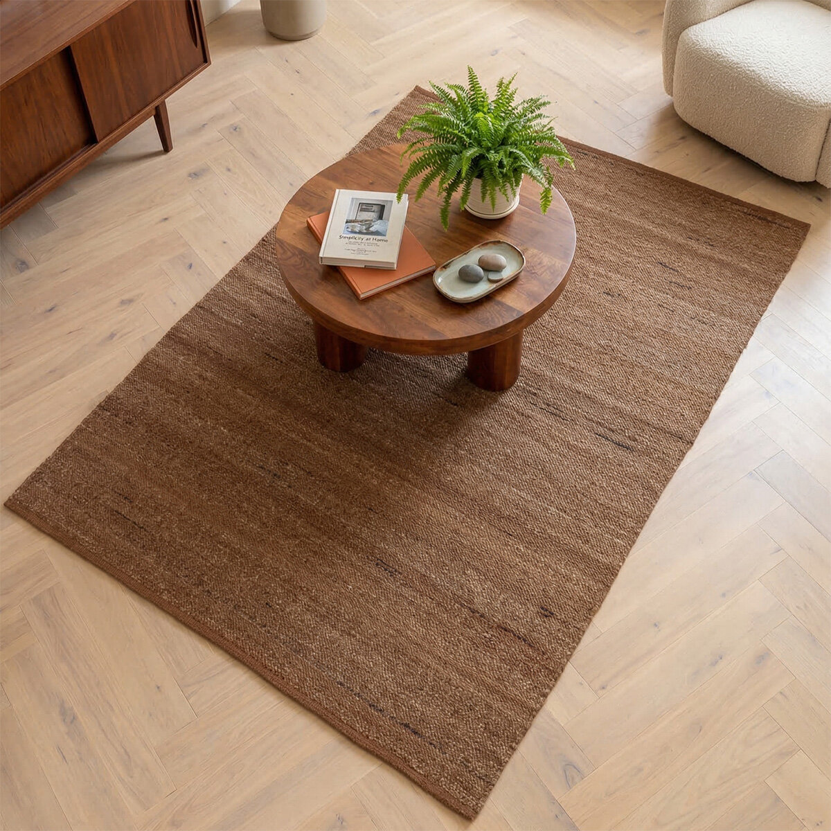 Birkdale Rust Rug, in 3 Sizes