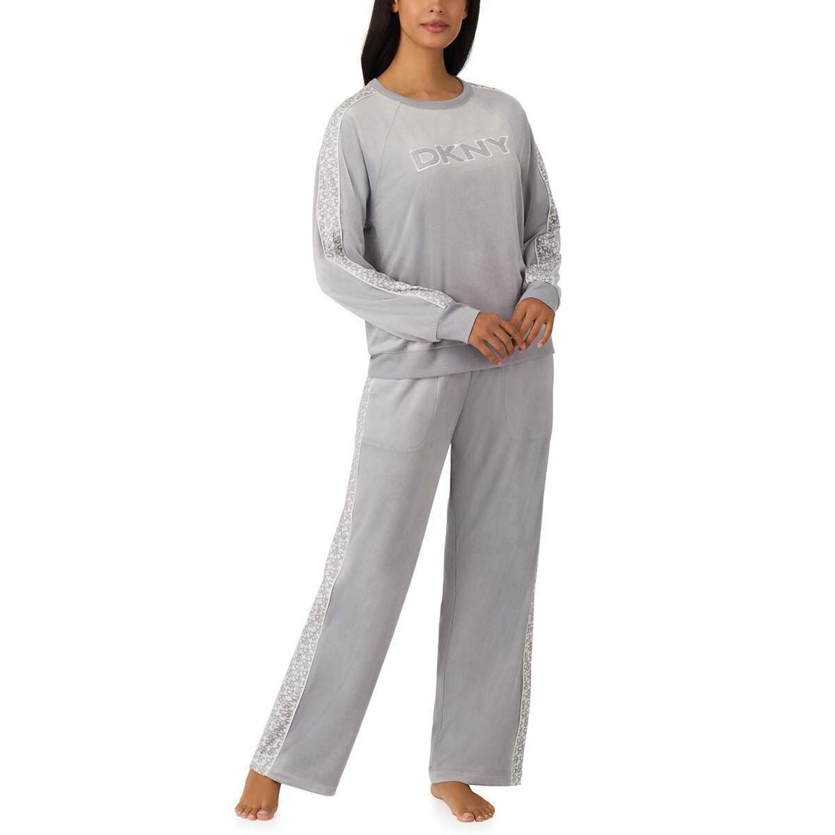 DKNY Women's Plush Lounge Set DKNY Women's Plush Lounge Set
