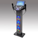 grey background image of karaoke machine