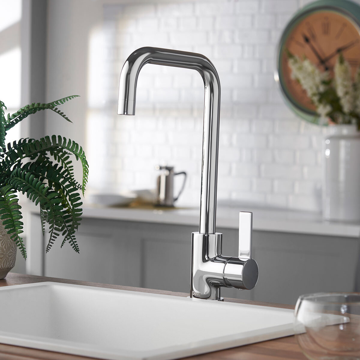 Deva Ashworth Kitchen Sink Mixer Tap In Chrome, Model ASH104
