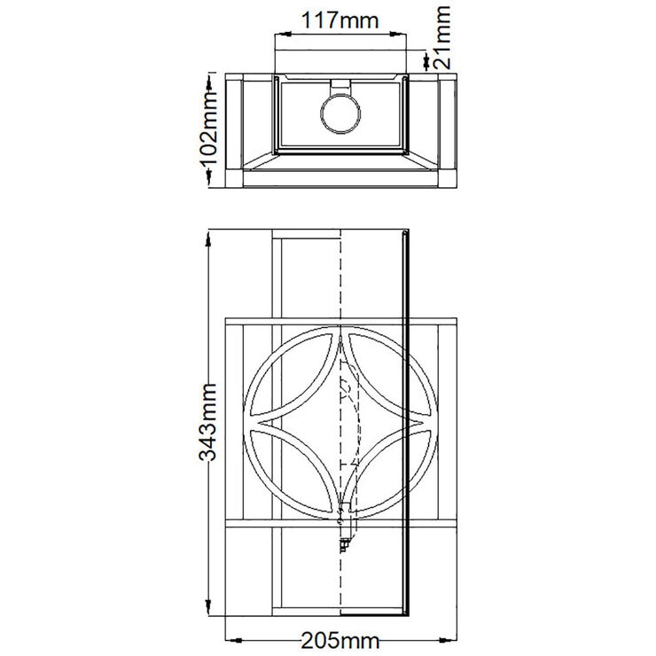 Remy 1 Light Wall Light