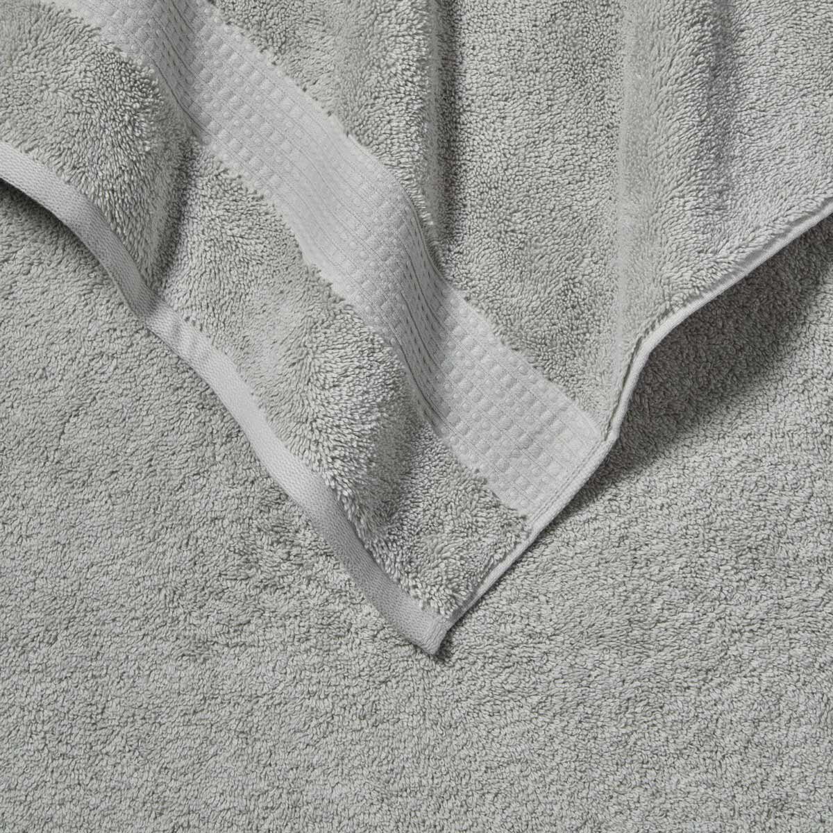 harbour mist grey bath towel