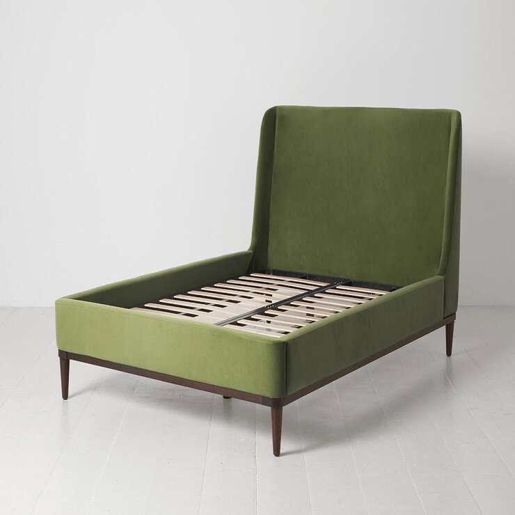 Swyft Bed 02 Green Velvet Bed Frame, Double Swyft Bed 02 Green Velvet Bed Frame, Double