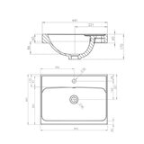 Tavistock Kew 600 Floor Mount with Basin in 2 colours at costco.co.uk
