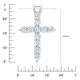 1.00ctw Diamond Cross Pendant