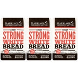Marriages Strong White Bread Flour, 3 x 1.5kg