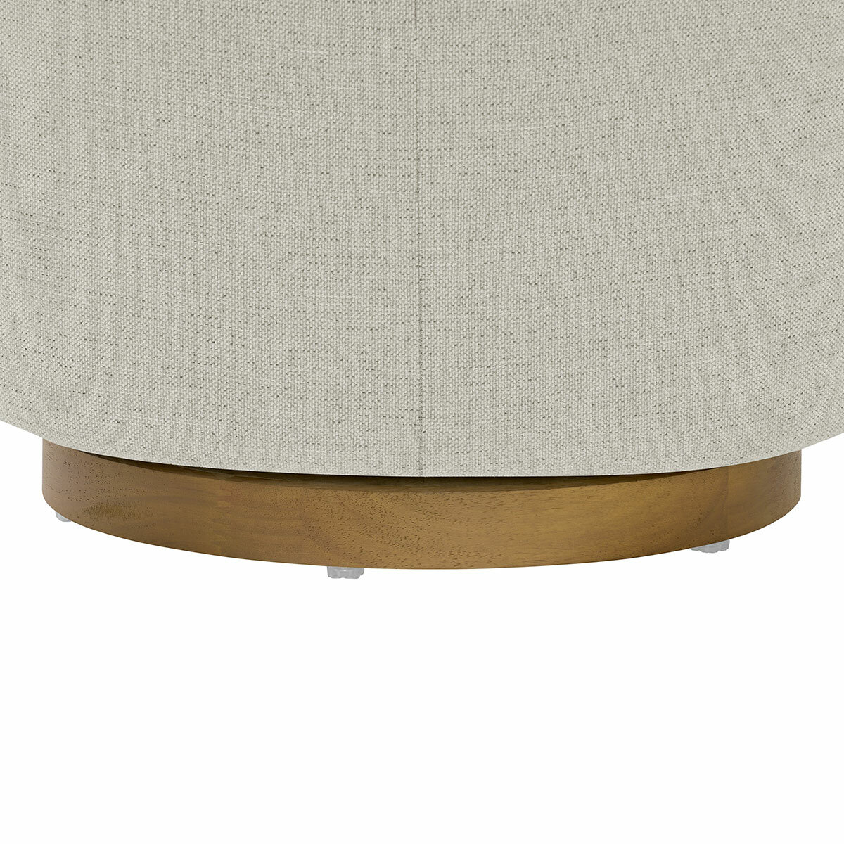 Henredon Murphy Light Grey Fabric Swivel Chair