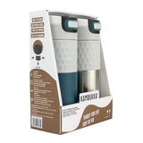 Kambukka 500ml Travel Mug, 2 Pack in Petrol Blue