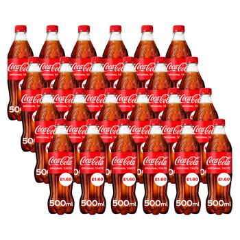 Coca Cola PMP £1.60, 24 x 500ml