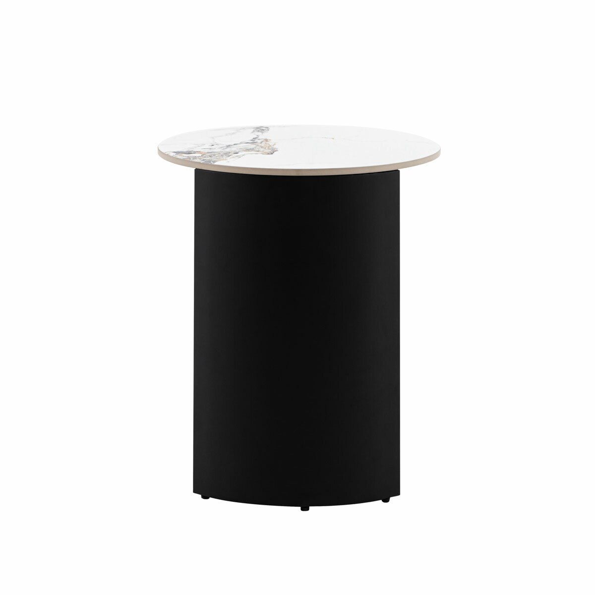 Gallery Marzio White Marble Side Table Gallery Marzio White Marble Side Table