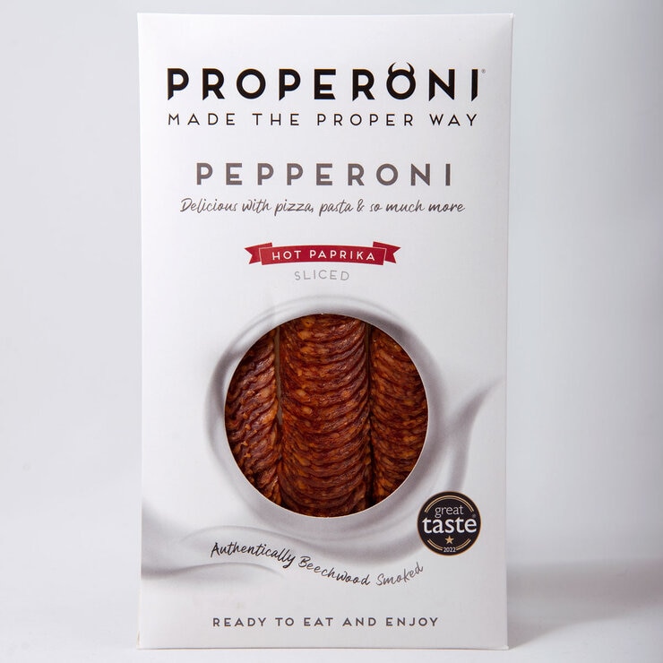 Properoni Spicy Sliced Pepperoni, 80g