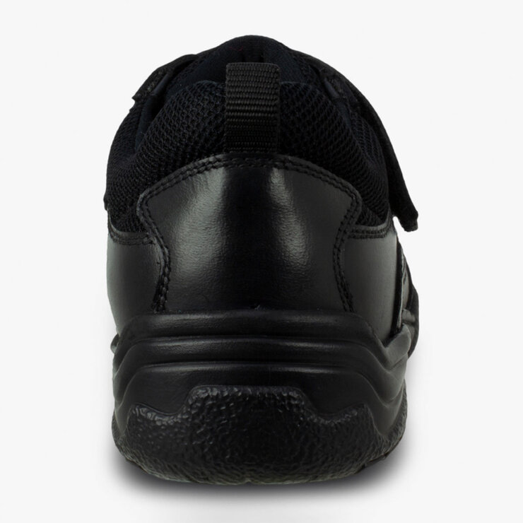 TeⓇm Maxx Single Touch Fastening Boy's School Shoes